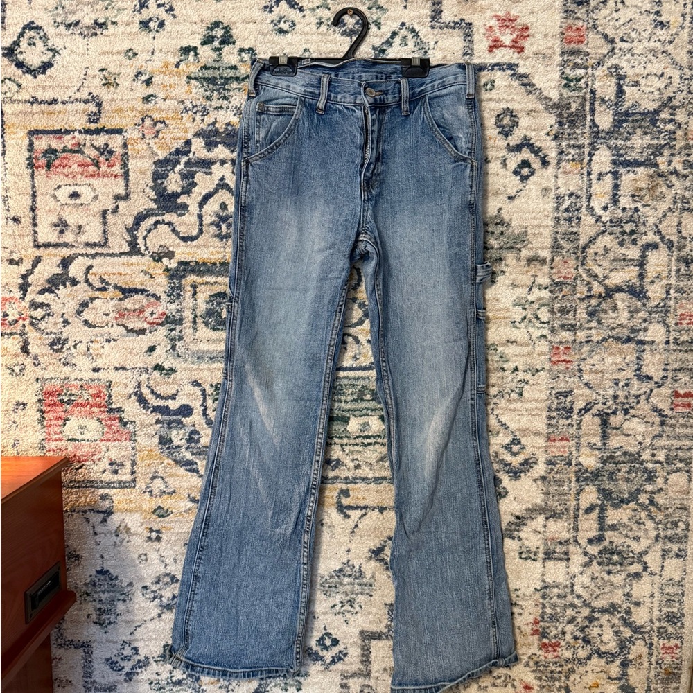 Brandy Melville Light Blue Flare Jeans